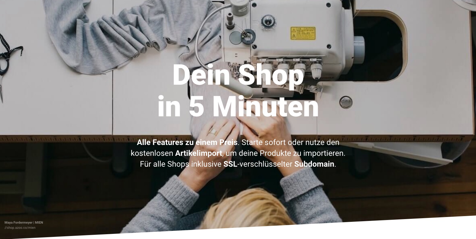 Azoo Online-Shop by Joscha Unger